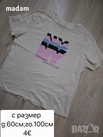 Дамски тениски/рокли/дънки, снимка 4 - Тениски - 54149066