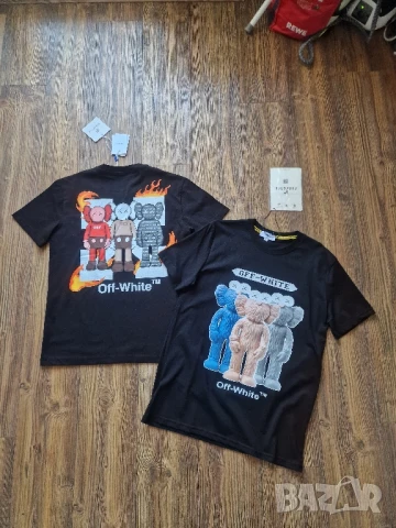 Страхотна мъжка тениска OFF WHITE размер S M L XL 