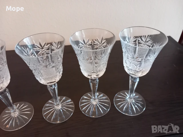 Кристални чаши , снимка 4 - Чаши - 50495371