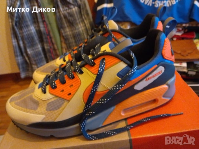 Nike Air Max 90 Drift US 10 UK 9 #44 280мм маркови нови маратонки естест.кожа , снимка 10 - Маратонки - 53525524