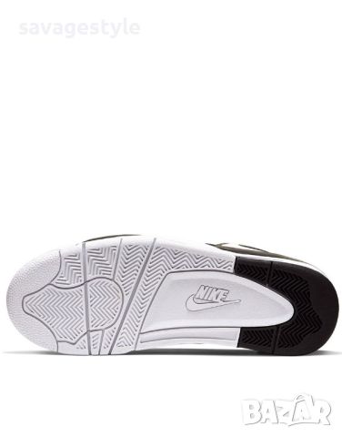 Мъжки кецове NIKE Flight Legacy Shoes Black/White, снимка 6 - Кецове - 45982014