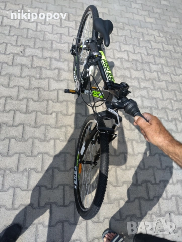 SPRINT Алуминиев велосипед 29" Velotec PRO черен/зелен, снимка 5 - Велосипеди - 53563901
