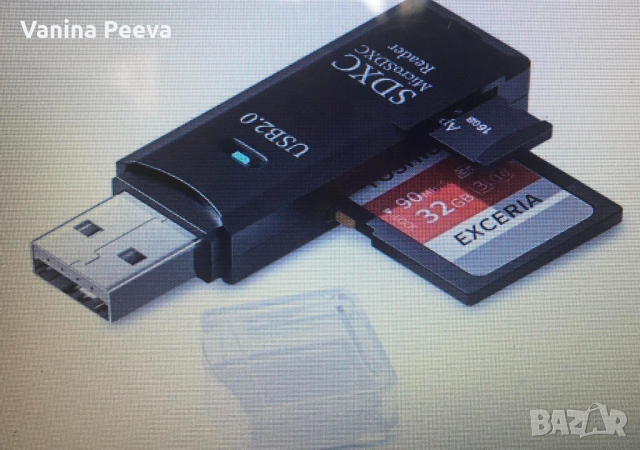  USB 2.0 четец за карти , снимка 2 - USB Flash памети - 44992981