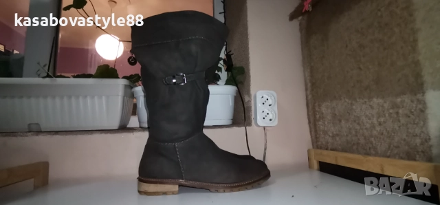 Ботуши от естествена кожа 38н