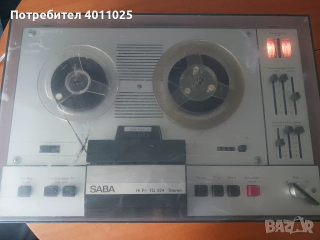 Магнетофон saba tg 524 Hii, снимка 6 - Микрофони - 51317380