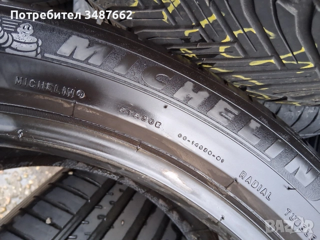 285 40 21 MICHELIN 2бр летни дот 2022г , снимка 4 - Гуми и джанти - 53888978