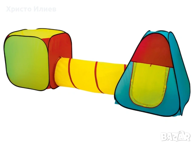 Палатка за игра с тунел 2 цвята, снимка 6 - Други - 53821817
