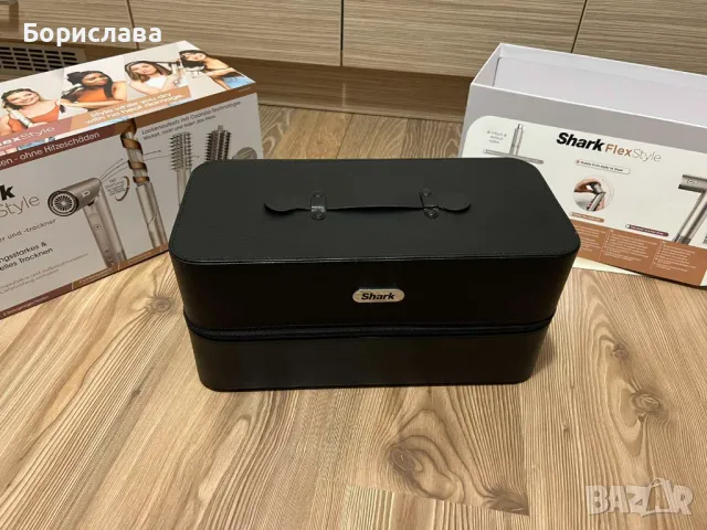 Маша за коса Shark FlexStyle 5 в 1, 1400 W, 5 аксесоара, 3 скорости, Сребрист, снимка 8 - Друга електроника - 48201865