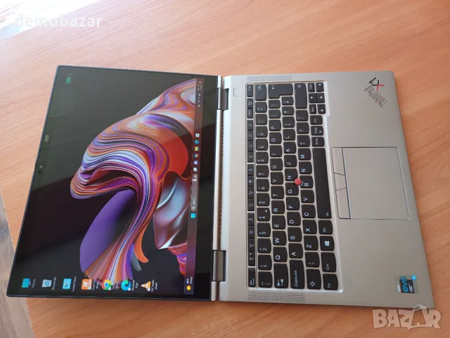 ThinkPad X1 13.5" QHD IPS  Touch Titanium Yoga/ i5-1130G7, 16 GB, 512GB SSD, Win11 Pro, снимка 2 - Лаптопи за работа - 49402038