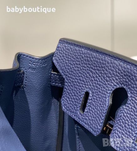 HERMES Birkin Dark Blue, снимка 7 - Чанти - 45389697