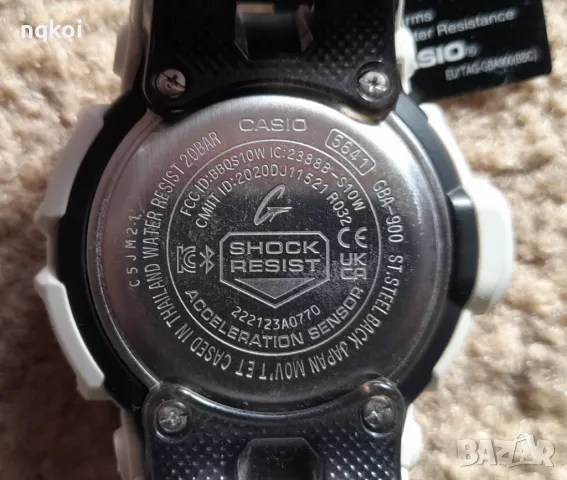 Часовник G - Shock GBA - 900 бял, снимка 4 - Мъжки - 49311797