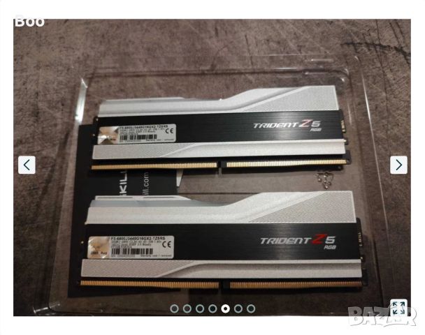 Рам памет G.Skill Trident Z5 RGB 32GB (2x16GB) DDR5 6800MHz, снимка 2 - RAM памет - 46136158