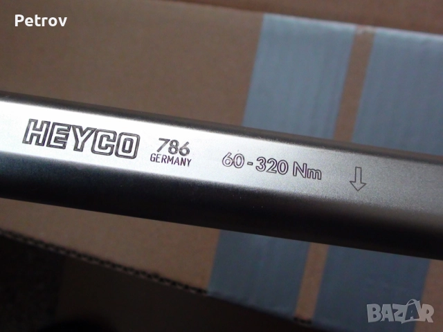 HEYCO 786 - MADE IN GERMANY - 1/2" ПРОФЕСИОНАЛЕН ВИСОКОКАЧЕСТВЕН Динамометричен Ключ 60 - 320 Nm !!!, снимка 6 - Гедорета - 52396251