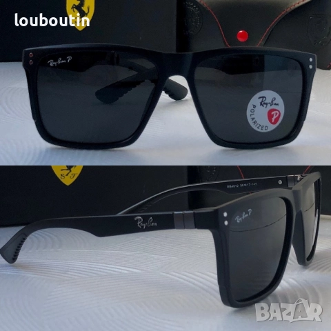 Ray Ban Ferrari класически мъжки слънчеви очила с поляризация, снимка 2 - Слънчеви и диоптрични очила - 52916146