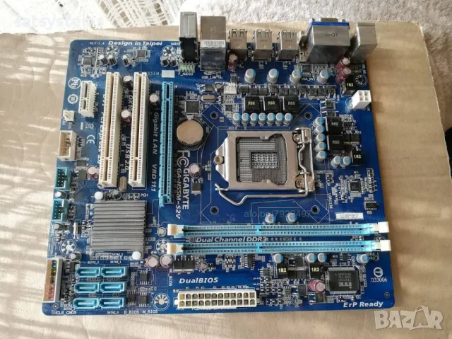 Дънна платка Gigabyte GA-H55M-S2V Socket LGA1156, снимка 5 - Дънни платки - 48103603