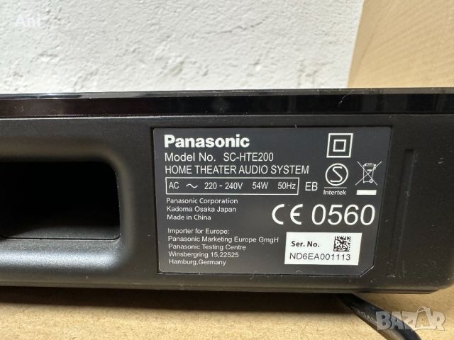 Саундбар - Panasonic SC-HTE200, снимка 5 - Други - 45818750