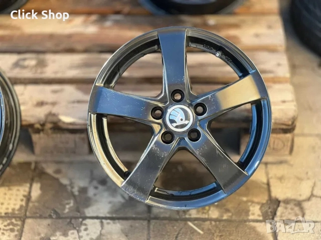 5х100 15 Цола Лети Джанти Skoda Fabia 5x100 Шкода Фабиа, снимка 4 - Гуми и джанти - 52435720