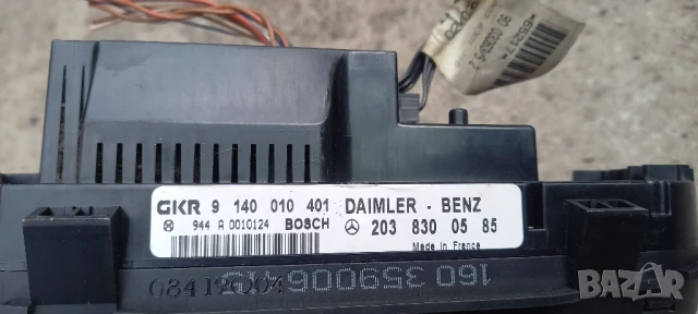 Панел климатроник Mercedes C-Class W203, снимка 2 - Части - 51249944