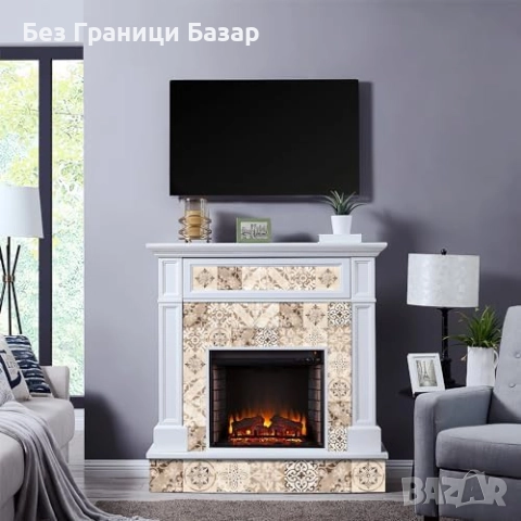 Нови винтидж самозалепващи плочки 24 броя водоустойчиви за кухня баня, снимка 8 - Други - 52497756