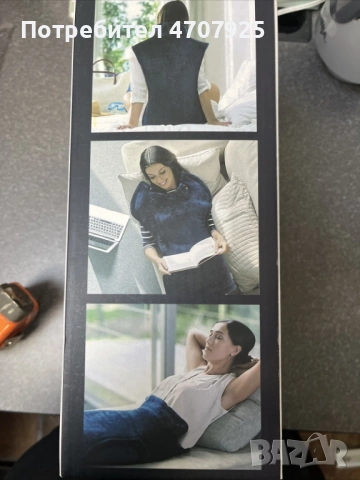 Master Life електрическа нагряваща подложка с удължен дизайн за гръб и врат