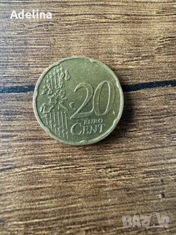 2003 Нидерландия 20 цента, снимка 2 - Нумизматика и бонистика - 53282887