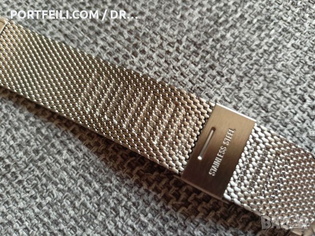 Нов елегантен Pierre Cardin, стоманена меш верига, гаранция 24м + преглед + тест, снимка 8 - Мъжки - 46343136