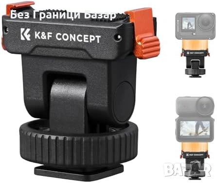 Нов Магнитен quick release адаптер cold shoe + 1/4" резба за DJI Osmo Nano/Action 6