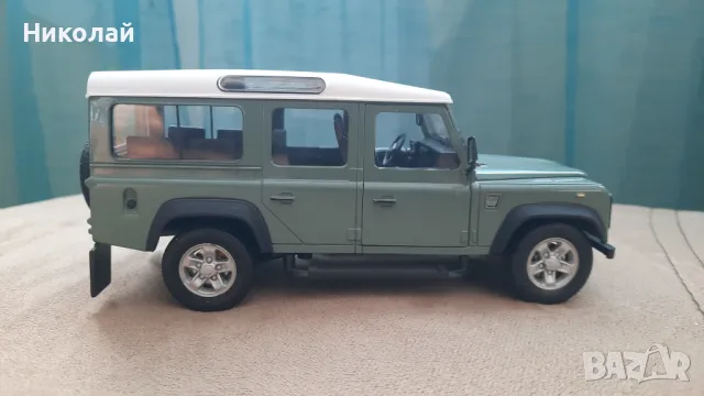 1997 Land Rover Defender 110" 1:24 Cararama/Hongwell Diecast Колекционерски модел количка, снимка 1 - Колекции - 49238248