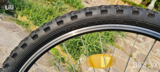 велосипед Interbike Everest 24'', електриково зелен, снимка 5 - Велосипеди - 51607738