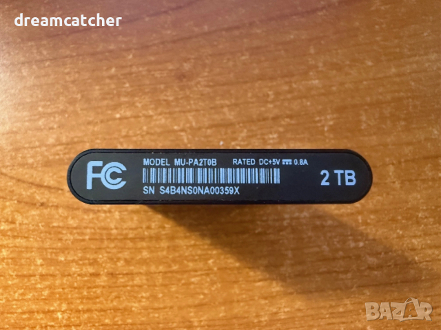 Чисто Нов Запечатан 2TB Samsung Portable SSD T5 mSATA SSD 2.5 2TB USB 3.1 (MU-PA2T0B), снимка 3 - Външни хард дискове - 54141624