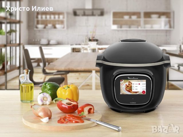 Мултикукър Moulinex CE9028 Cookeo Touch WiFi, снимка 7 - Мултикукъри - 45351040