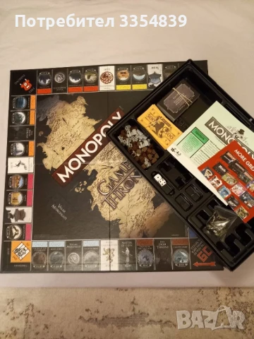 Monopoly Game of Thrones настолна игра, снимка 2 - Настолни игри - 51302368