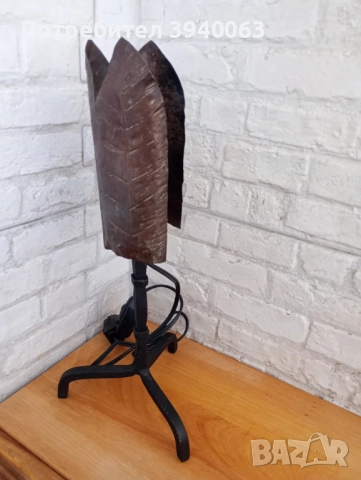 Стара лампа от ковано желязо, снимка 5 - Антикварни и старинни предмети - 52675995