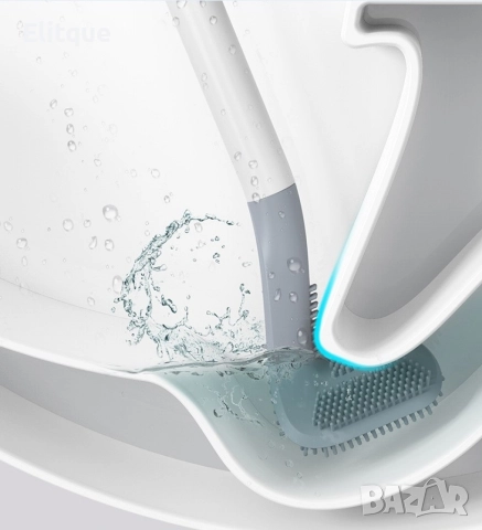 Силиконова четка за ефективно почистване на тоалетна, снимка 3 - Други стоки за дома - 52897222