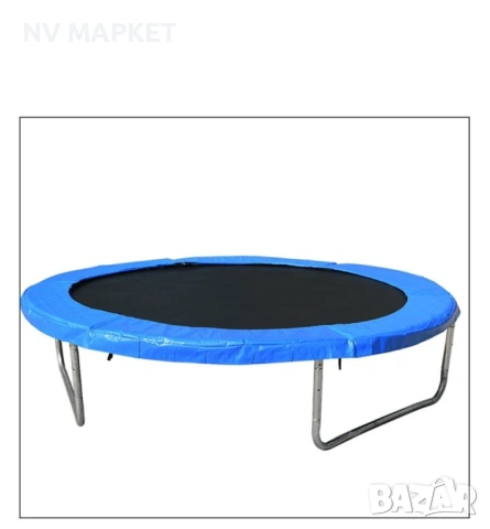 Батут със защитна мрежа,ултра здрав батут с размер 2,44 м. в диаметър +  стълбичка, снимка 4 - Други стоки за дома - 53837639