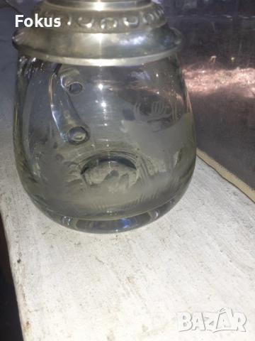 Стара немска халба за бира с ловна сцена - елен, снимка 7 - Антикварни и старинни предмети - 53371488