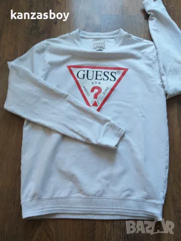 Guess triangle outlet logo sweatshirt - страхотна мъжка блуза С, снимка 4 - Блузи - 48733073