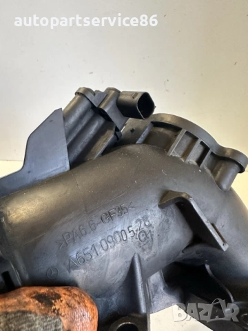 Тръба на всмукателния колектор за Jeep Compass 2.2 CRD (2011) A6510900528, снимка 2 - Части - 53609731