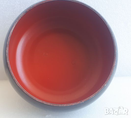 Купа - черна и червена, с декориран капак, снимка 4 - Прибори за хранене, готвене и сервиране - 45082404
