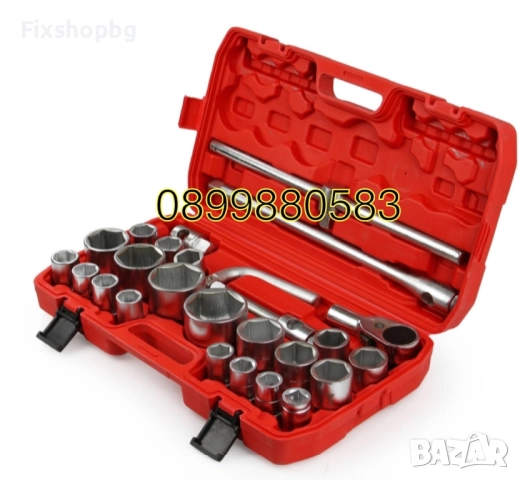 Комплект гедоре 26 части 3/4" и 1" 21 – 65 мм, снимка 3 - Гедорета - 51554629