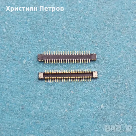 Конектор / Букса 40 pin мъжки на лентовият кабел за Xiaomi Poco X3, снимка 1 - Резервни части за телефони - 47166524