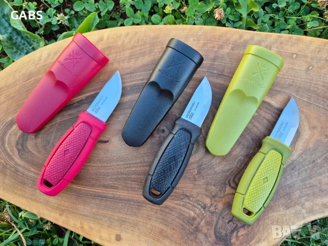 Шведски джобен нож Morakniv Eldris с фиксирано острие и кания,Sandvik 