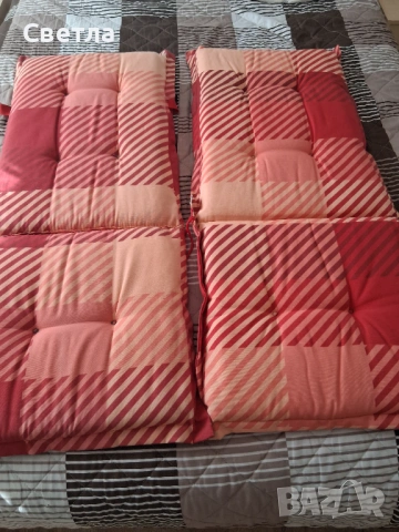 Продавам възглавници за стол с висока облегалка, снимка 3 - Градински мебели, декорация  - 54154400