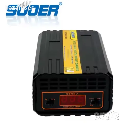 Ново Зарядно за акумулатор SUOER 6V-12V 10Amp+ -814601, снимка 1 - Оригинални зарядни - 47747247