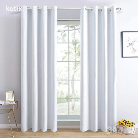 Разтегателен корниз за завеси,76-369 см, снимка 2 - Пердета и завеси - 53796000