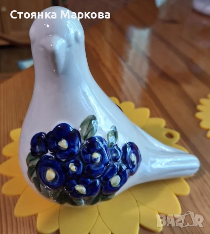 Порцеланово птиче на Роза Люнг, снимка 2 - Статуетки - 50458496