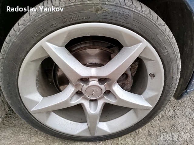 Джанти за Опел Астра 18 цола топ състояние със почтжи нови гуми , снимка 2 - Гуми и джанти - 50854654