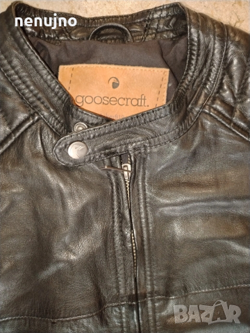кожено яке goocecraft , снимка 9 - Якета - 53980344