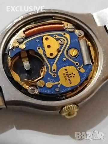 Дамски часовник Eterna с 18k златен базел с диаманти! за ремонт, снимка 11 - Дамски - 53854837