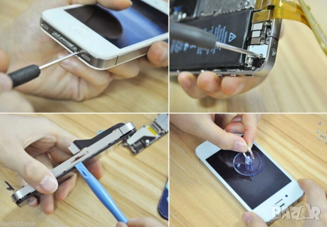 UNITOOL К-т Микро ОТВЕРТКИ Щанги Пера Клинове Инструмент Ремонт Телефони Компютри Електроника БАРТЕР, снимка 6 - Отвертки - 53700170